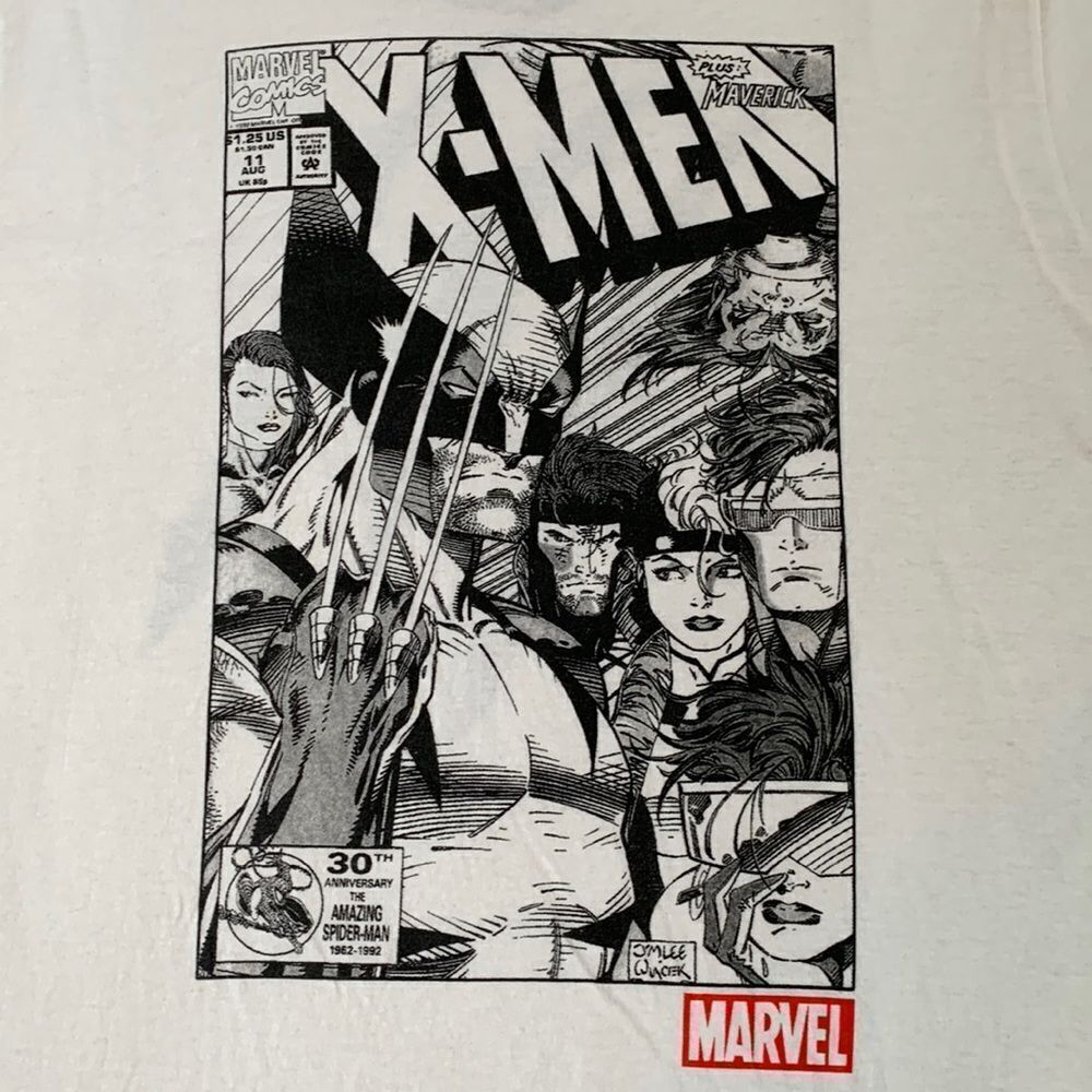 Marvel X-Men Comic Graphic T-shirt M White